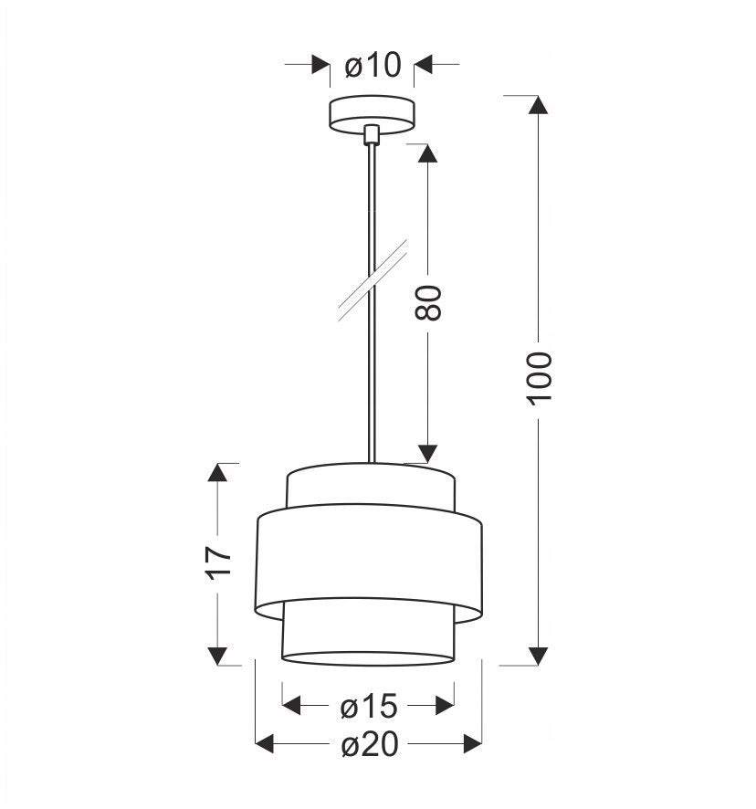 Candellux Pendelleuchte Calmi 