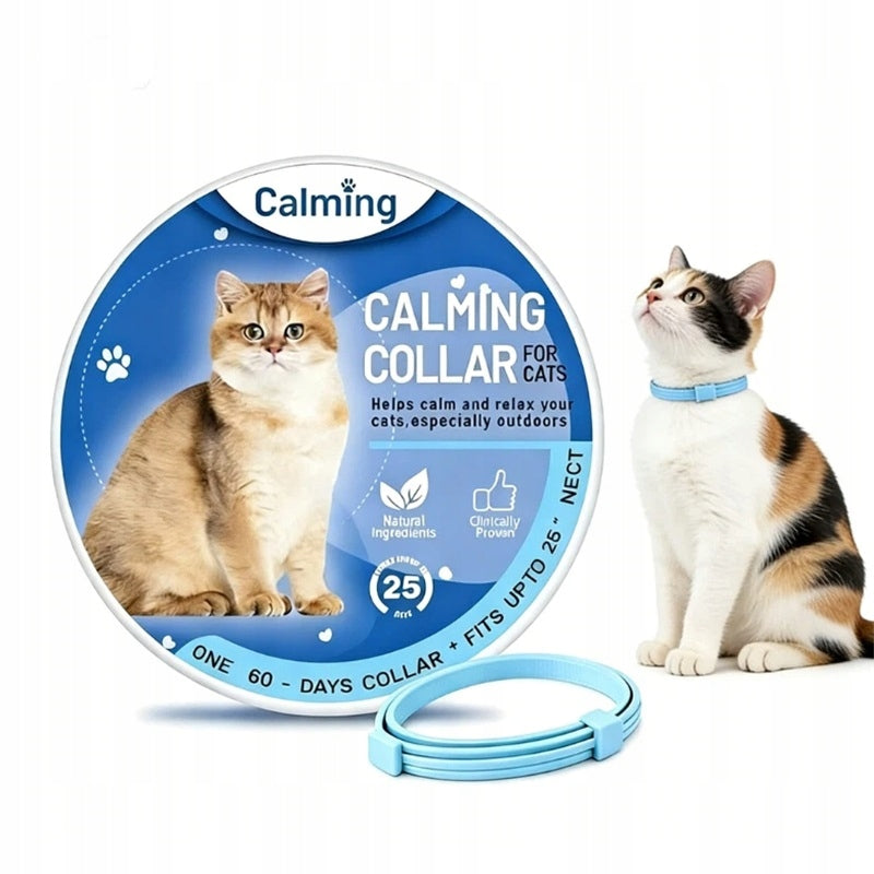 Calming Cat Collar – 38 CM, Anti-Stress, 60 Days Without Stress