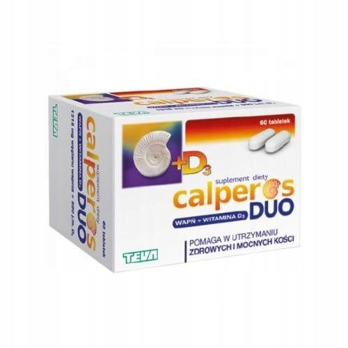 Calperos Duo calcium with vitamin D per skeletal system 60 tablets