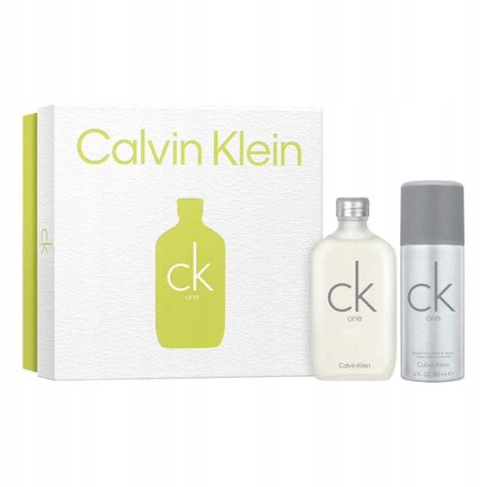Calvin Klein CK One set: EDT 100 ml + deodorant spray 150 ml