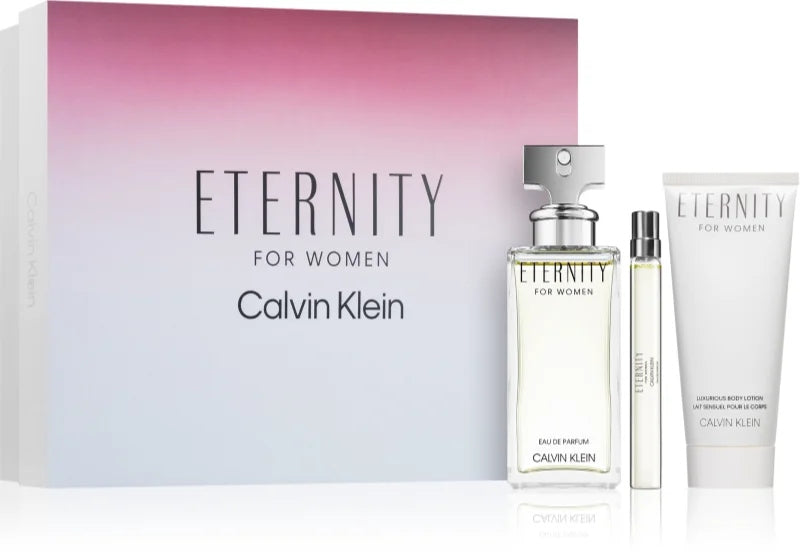 Calvin Klein Eternity Woman lotion 100ml + EDP 10ml + EDP 100ml