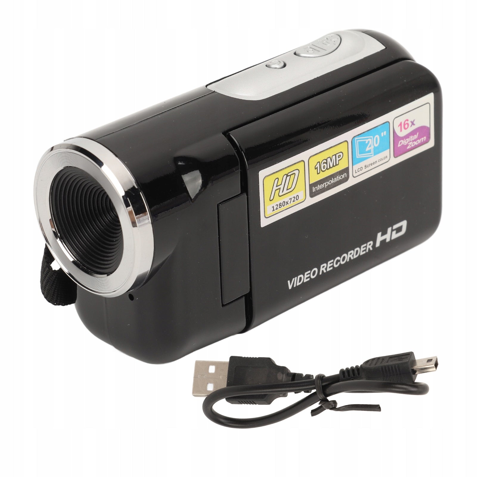 Camera 2 Inch Display 1080P HD 16x Zoom 16MP Simple Operation FA Model 0048YCUX