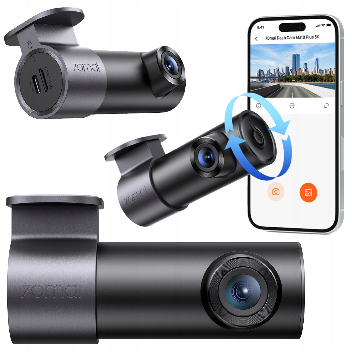 Camera 70mai M310 Plus WiFi Car Parking Monitoring