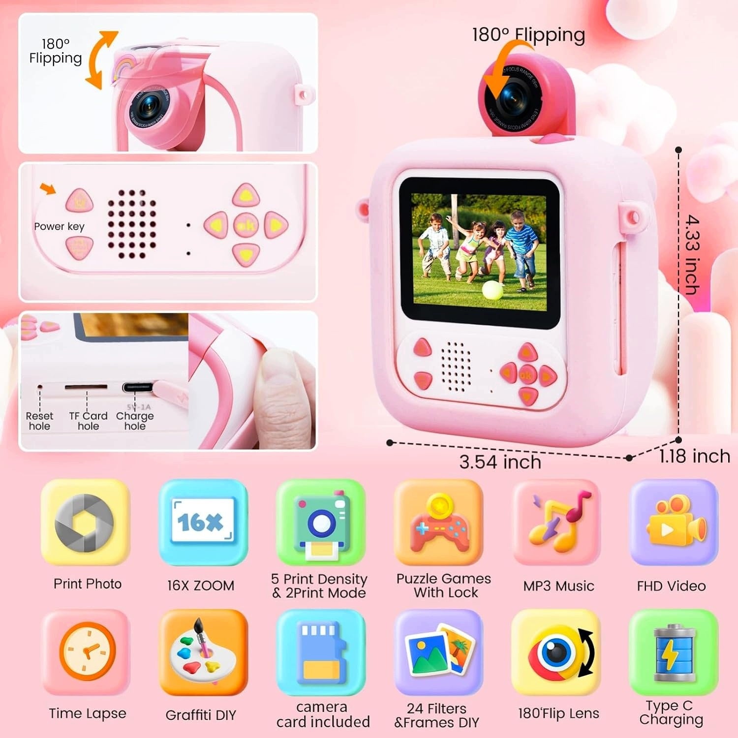 Camera AMI M2 pink Brand AMI