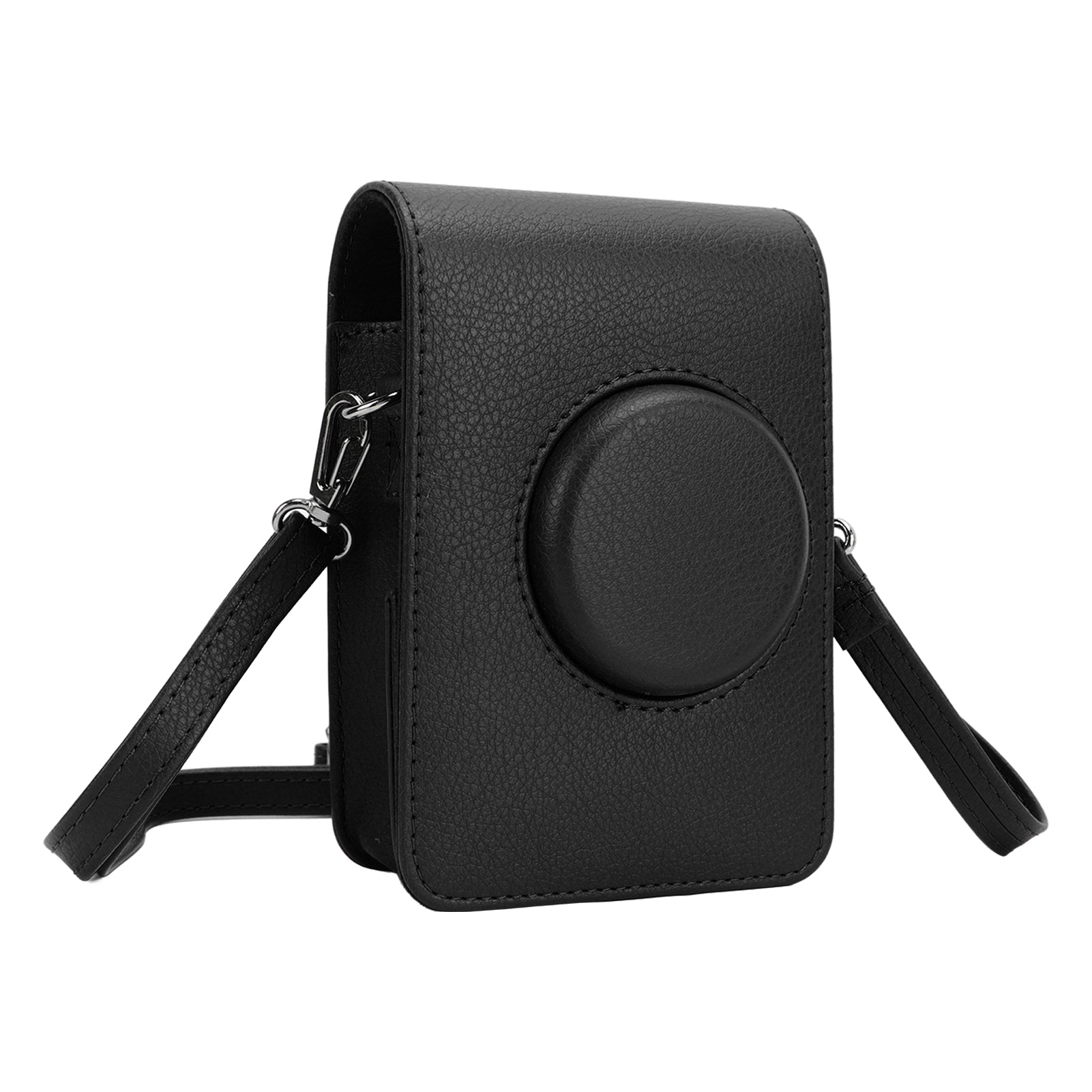 Camera Bag Retro Camera Wakua Pu Leather Adjustable Strap Soft Bh