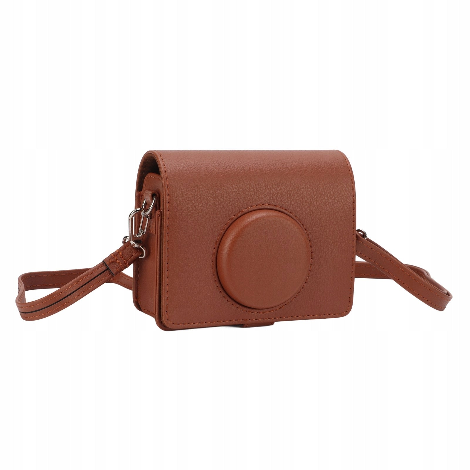 Camera Case Fashion PU Leather Protective Bag With Shoulder Strap Up To 7C Model 0496ZDTB