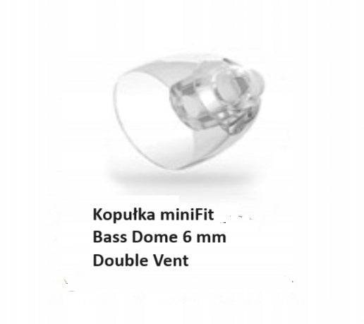Camera Dome BERNAFON,OTICON miniFit Bass 6mm Double Vent 1pcs