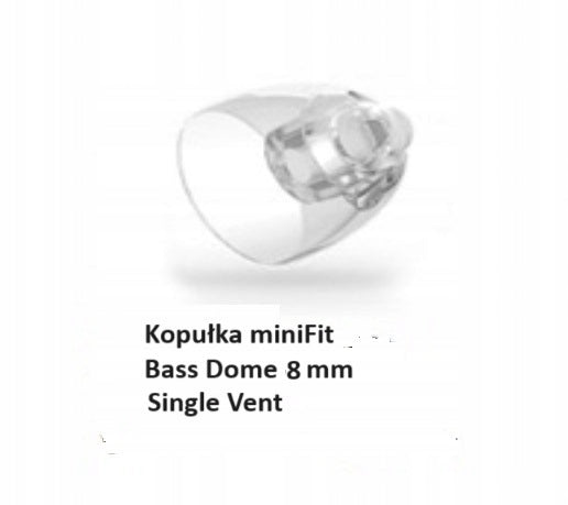 Camera Dome BERNAFON,OTICON miniFit Bass 8mm Single Vent 1pcs