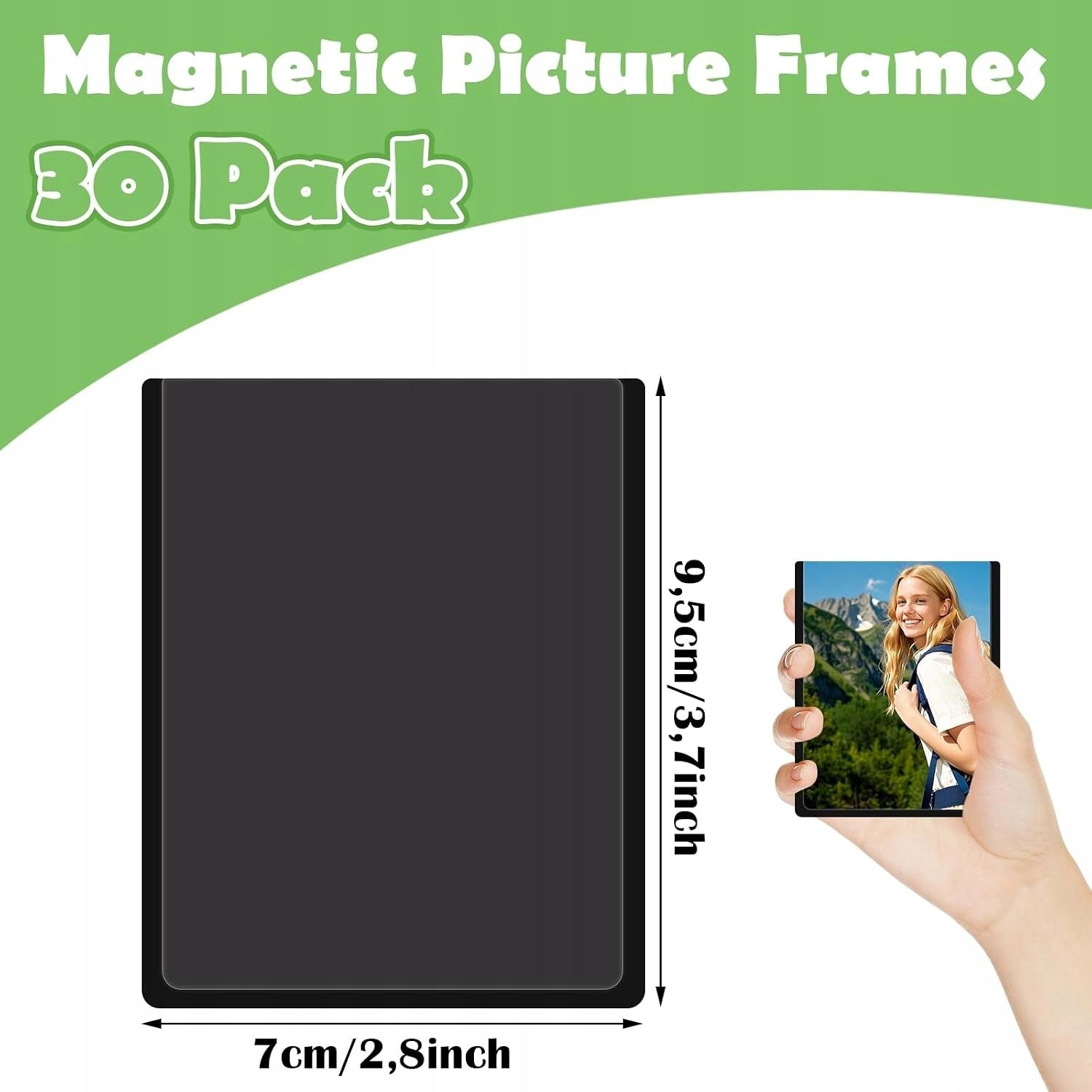 Camera Frame Magnetic frames 6 x 8,8 cm black Model Magnetyczne ramki 6 x 8,8 cm