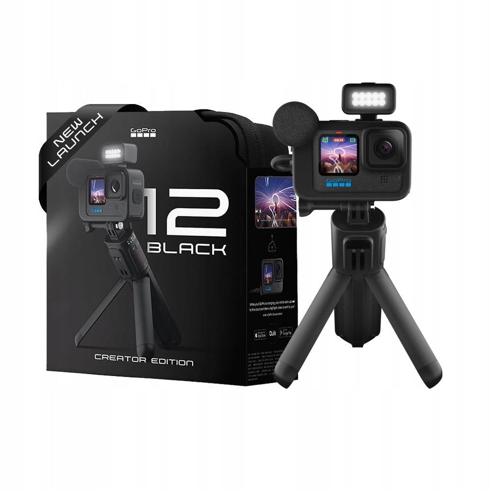 Camera GoPro HERO12 Black Creator Edition Set Enlarged BACKPACK FREEBIE! Packaging status original