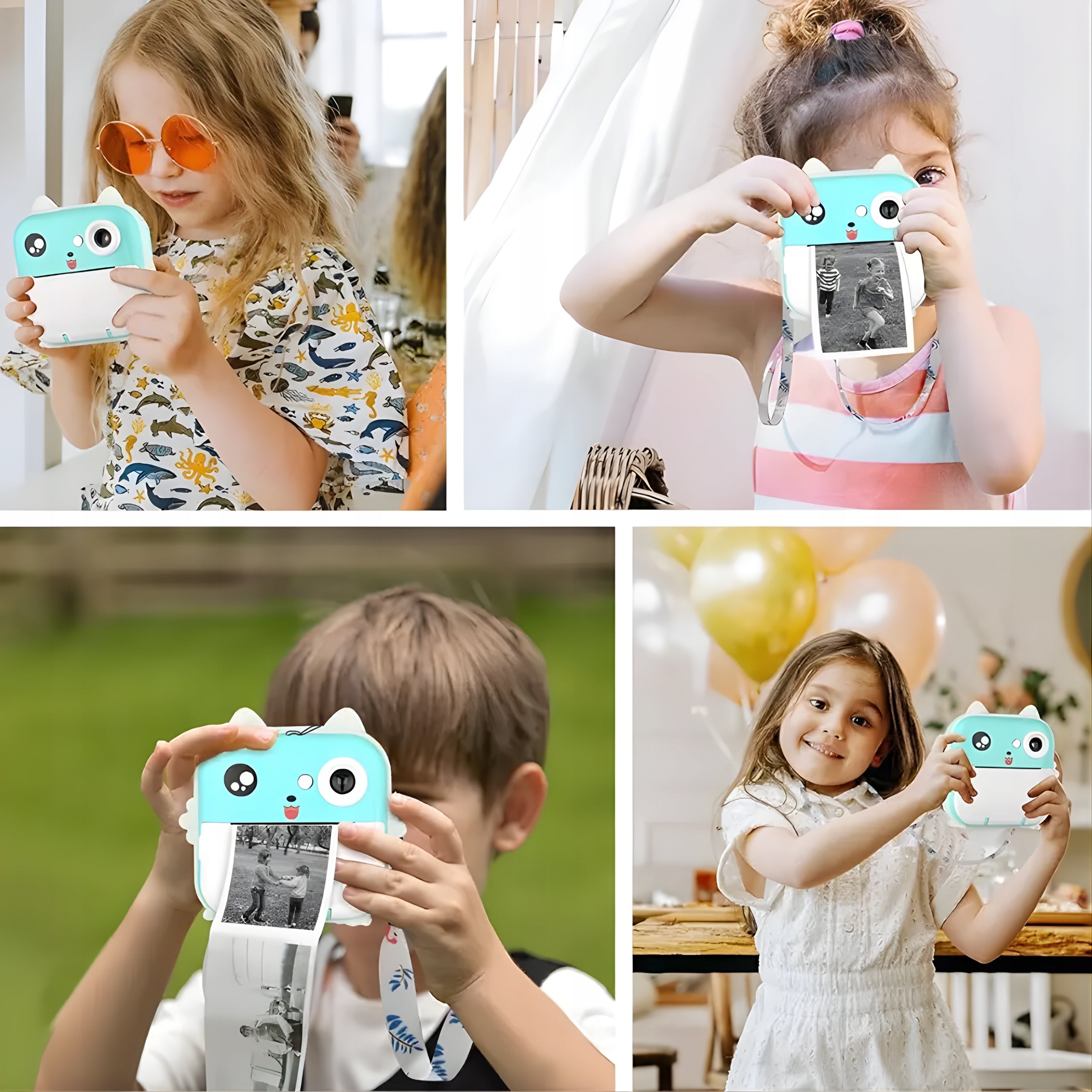 Camera Instant Portable Photo Printer 23 Rolls Blue Manufacturer code Aparat natychmiastowy
