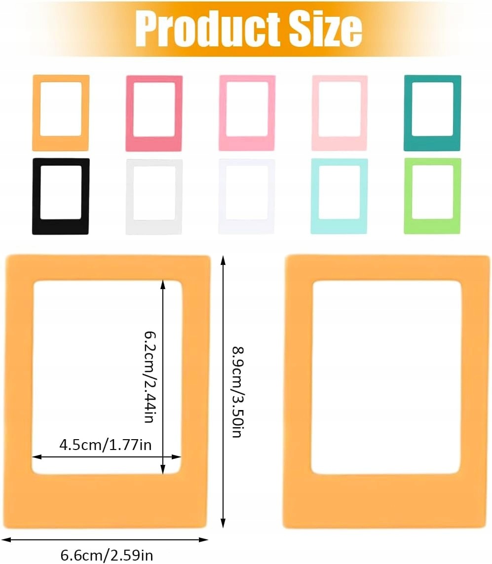Camera Instax Zykra 10 pieces mini magnetic frames multicolor Brand Instax