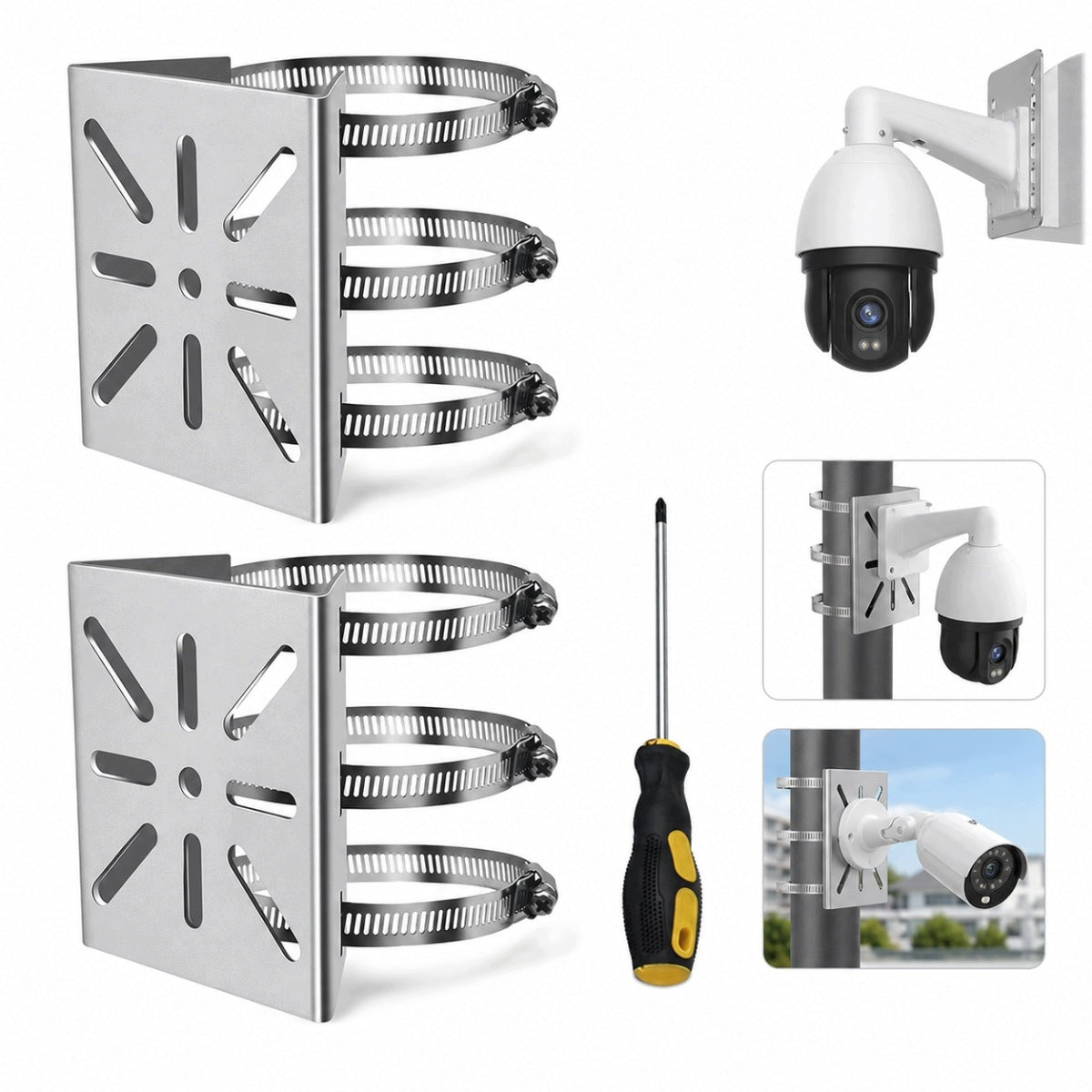 Camera Mount Pole Mount for CCTV Camera Pole Mount