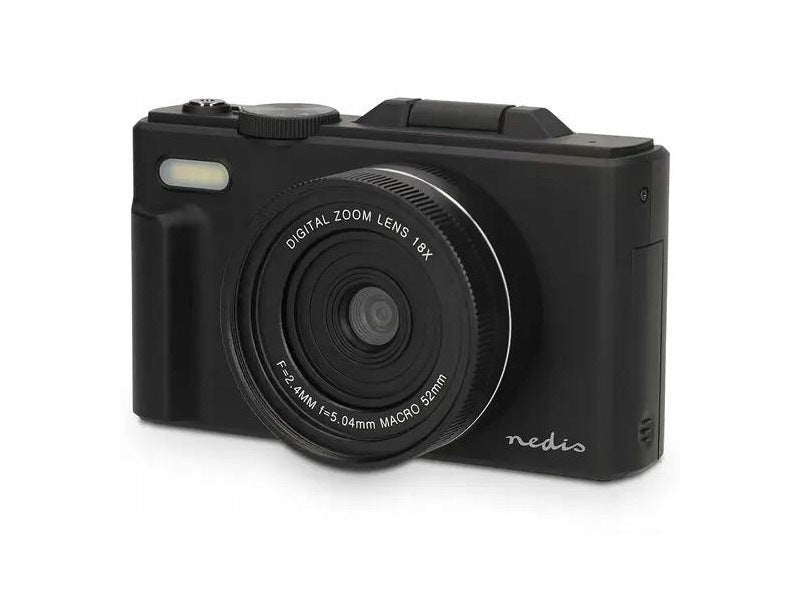 Camera NEDIS PCAM2570BK Black, 75Mpix, 18x zoom, CMOS, 5K 15fps