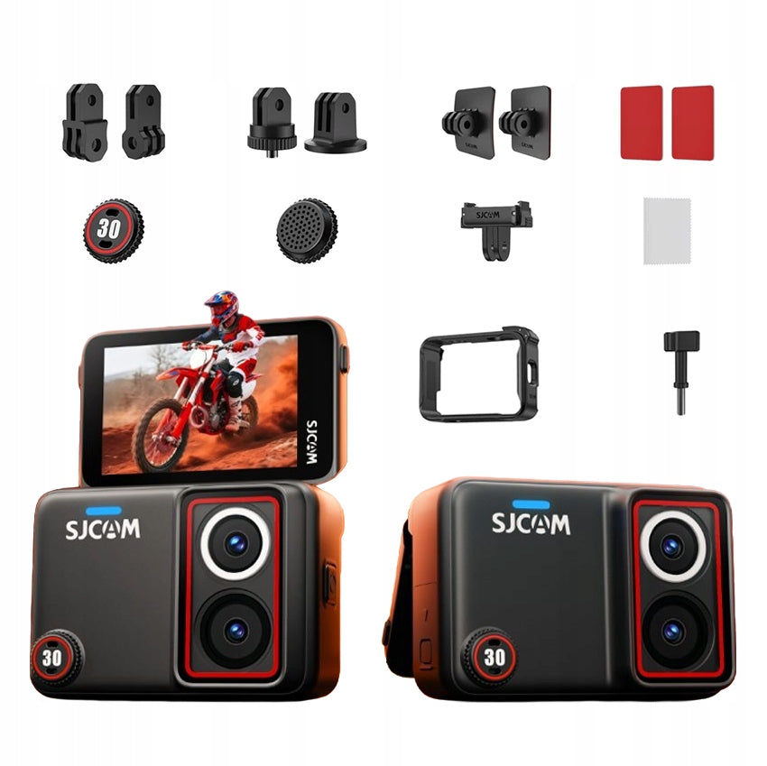 Camera SJCAM SJ30 Dual Lens 8K Rotating Screen 2.51" 48MP Stabilization 512GB