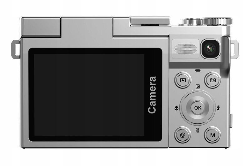 Camera XREC C77 Silver, 64Mpix, 16x zoom Resolution 64 Mpx
