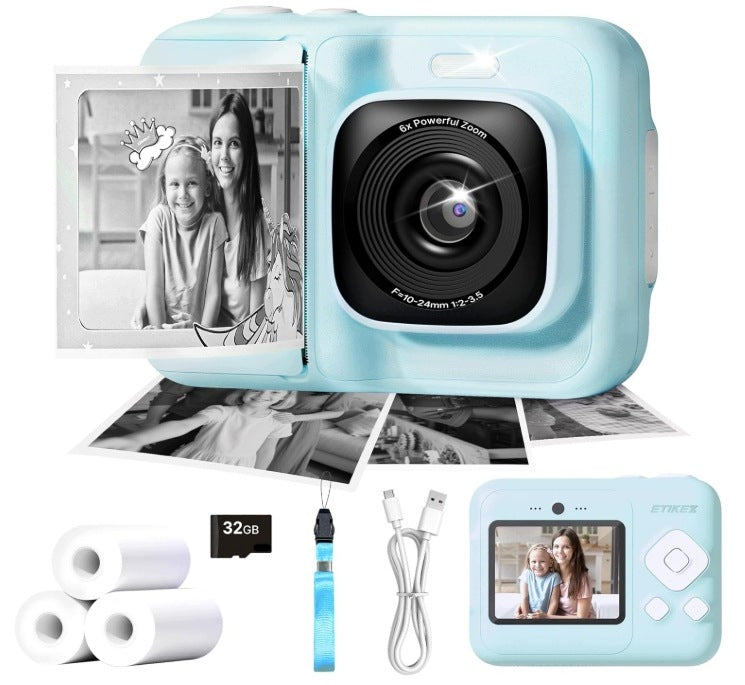 Camera for kids, instant 1080p camera