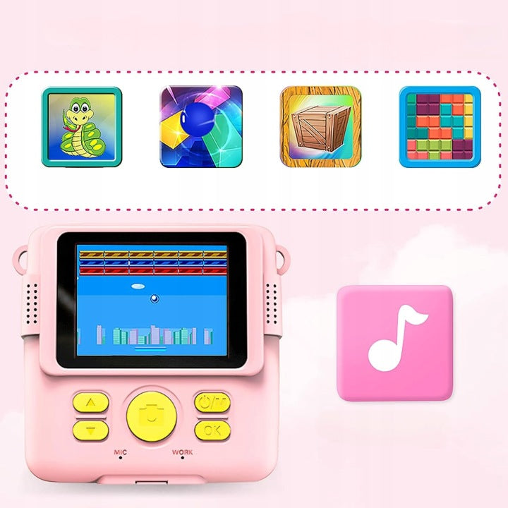 Camera with instant printer pink for children Brand Bedee