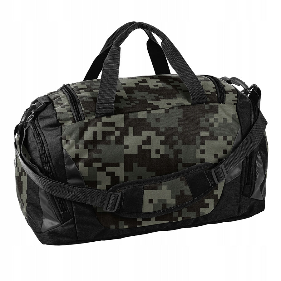 Camo sports bag BeUniq pixel black-grey for gym pool for school EAN (GTIN) 5903162125503