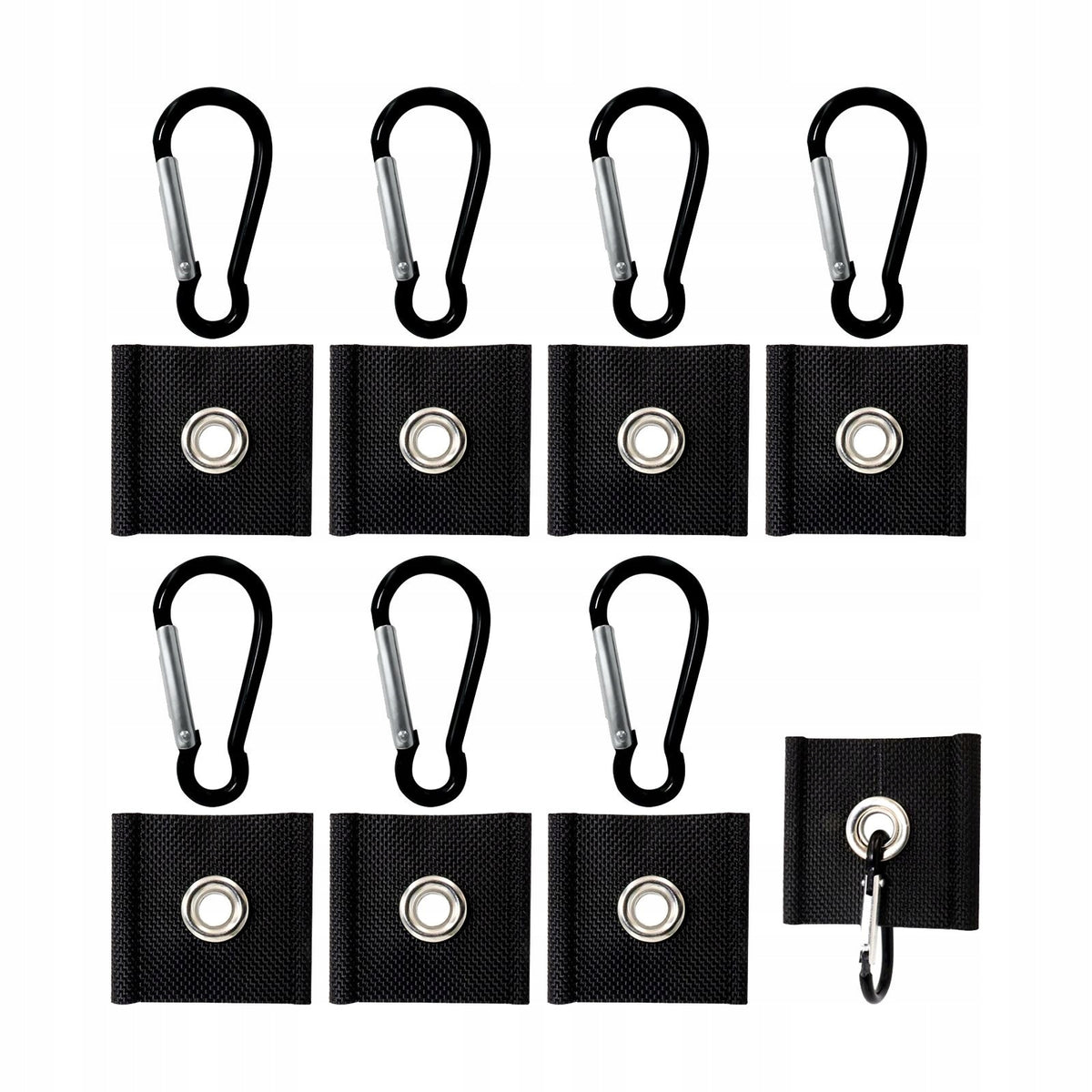 Camping Awning Hooks Easy Installation RV Tent Hangers Hanging Black