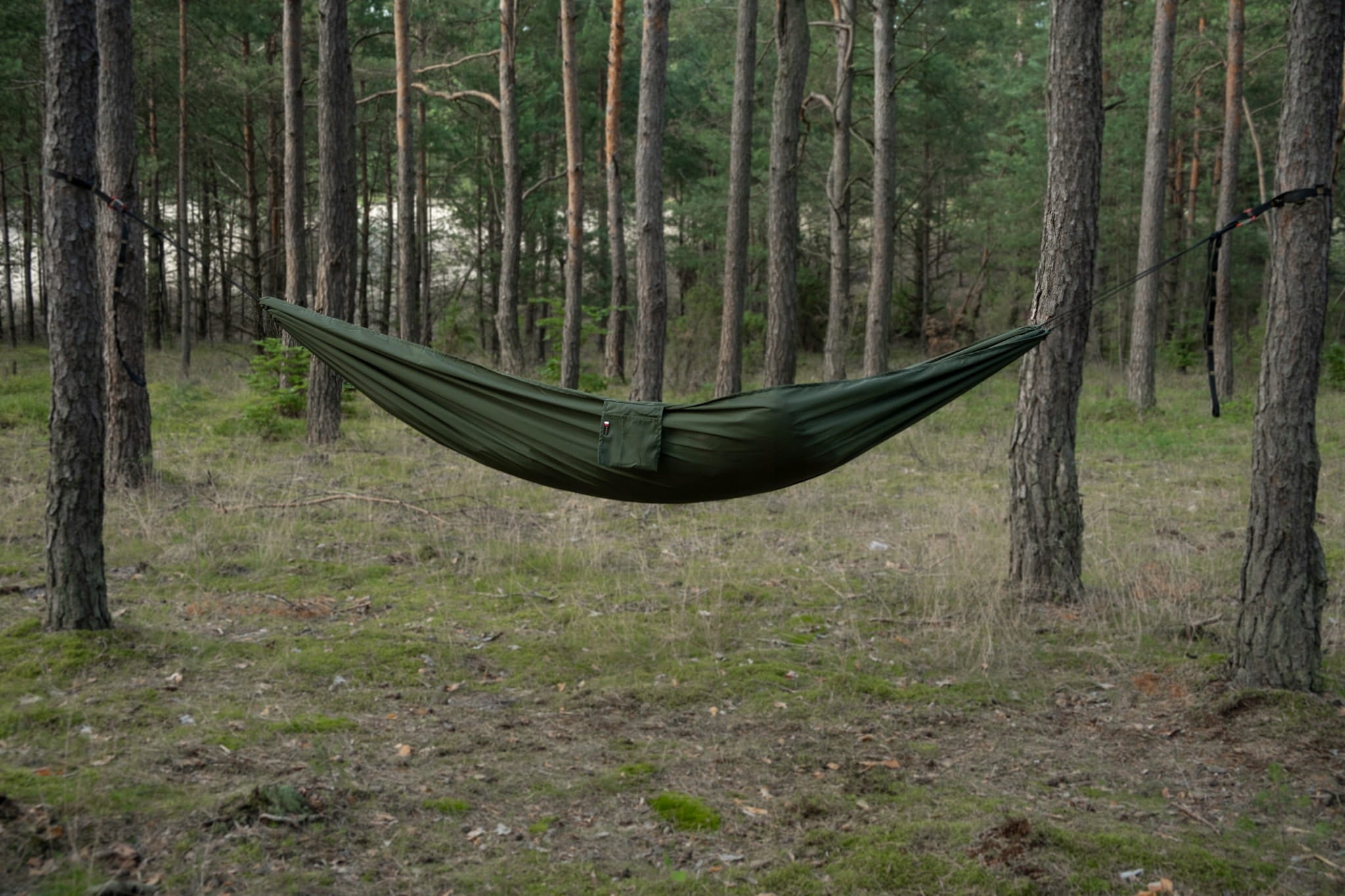 Camping Hammock TigerWood Bizon Green Long 350 cm Manufacturer Tigerwood