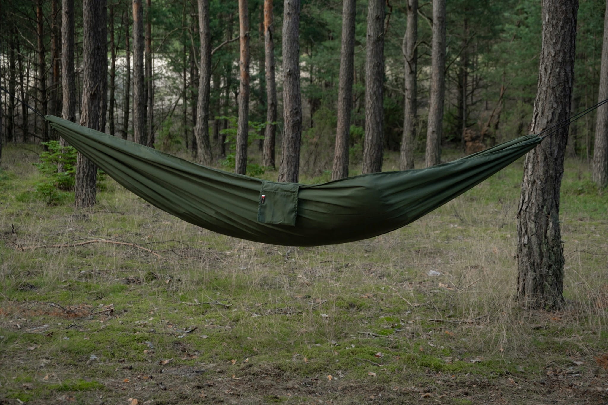 Camping Hammock TigerWood Bizon Green Long 350 cm