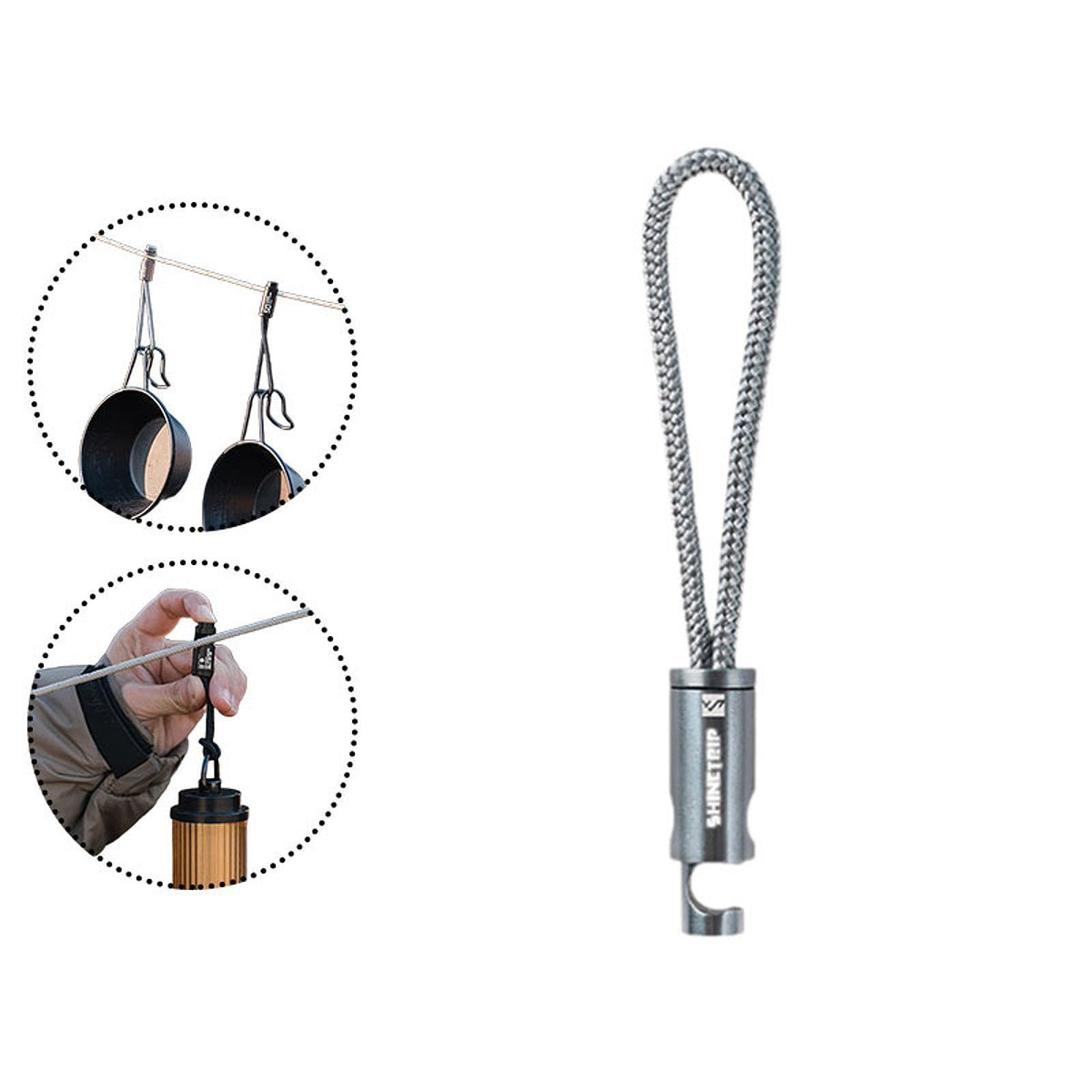 Camping Hanging Buckle Multifunction Lightweight Convenient Style D