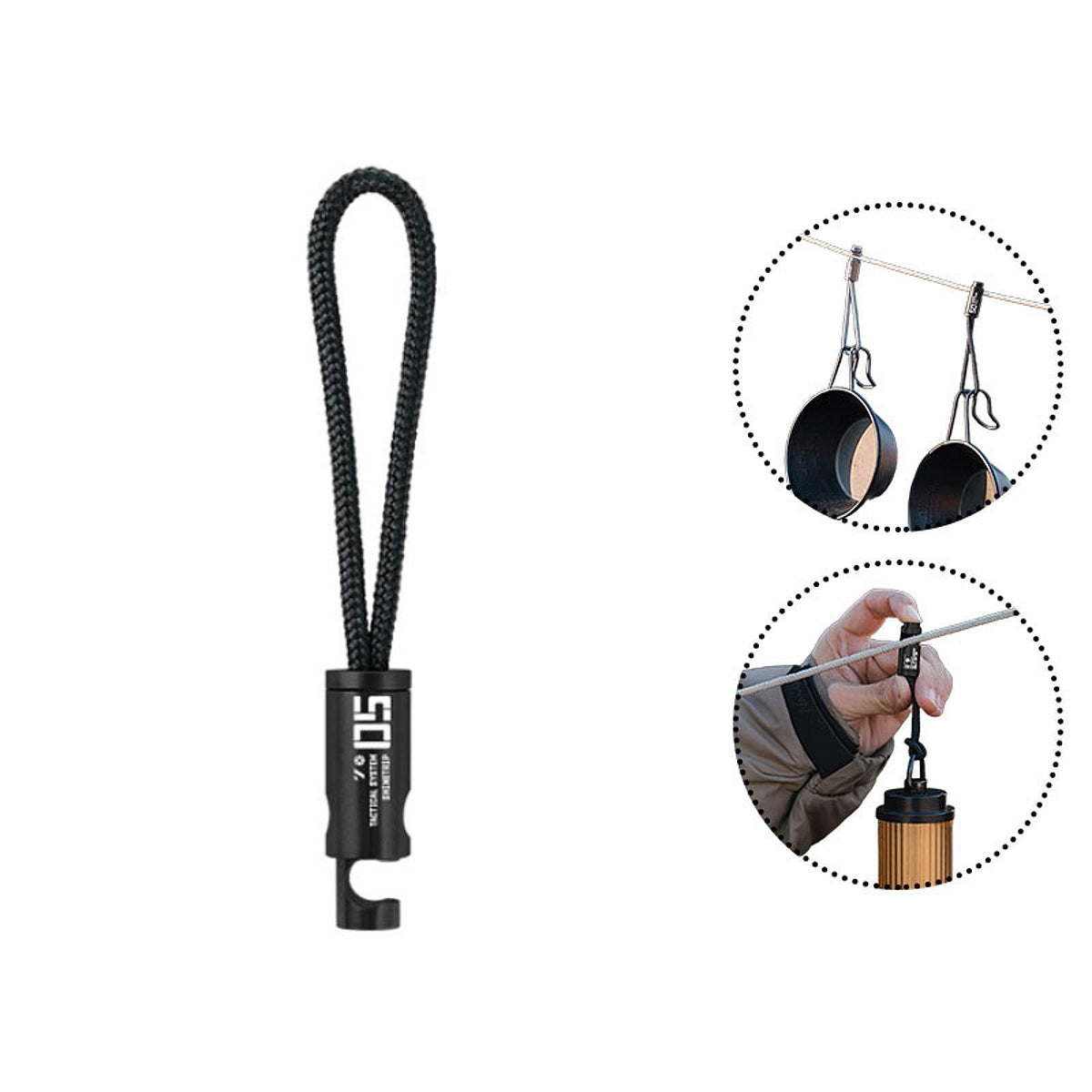 Camping Hanging Buckle Multifunction Lightweight Convenient Style E