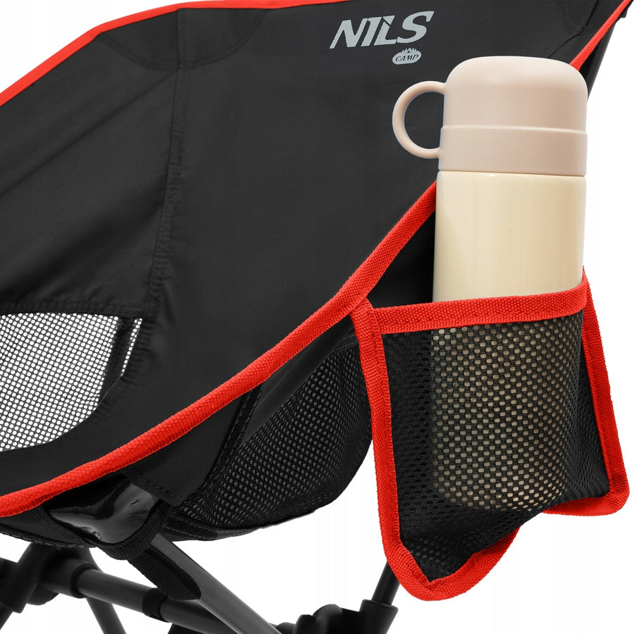 Camping Hiking Fishing Chair Folding Fish Handy Lightweight Color black