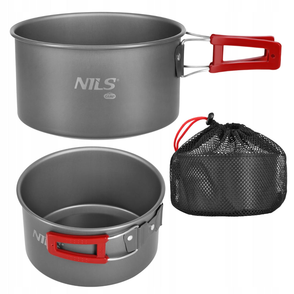 Camping Hiking Pot For Departure Camping Campfire With Handle 1,4 L NILS