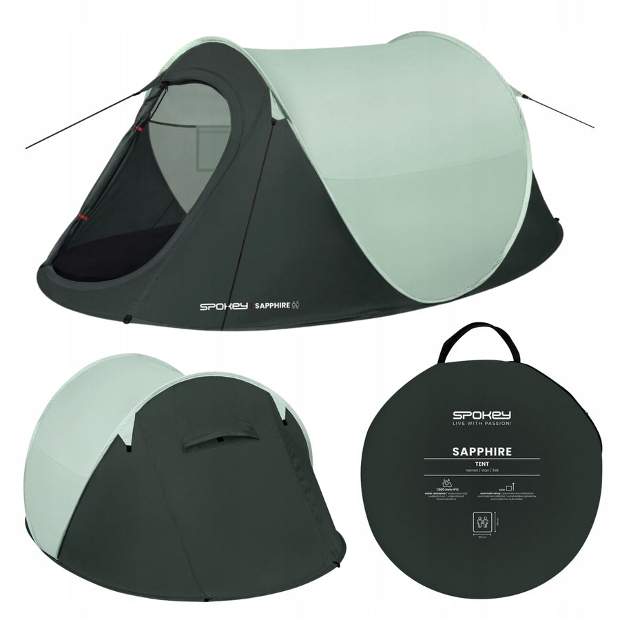 Camping Hiking Tent Waterproof Self-Assembly + Cover Packaging status original