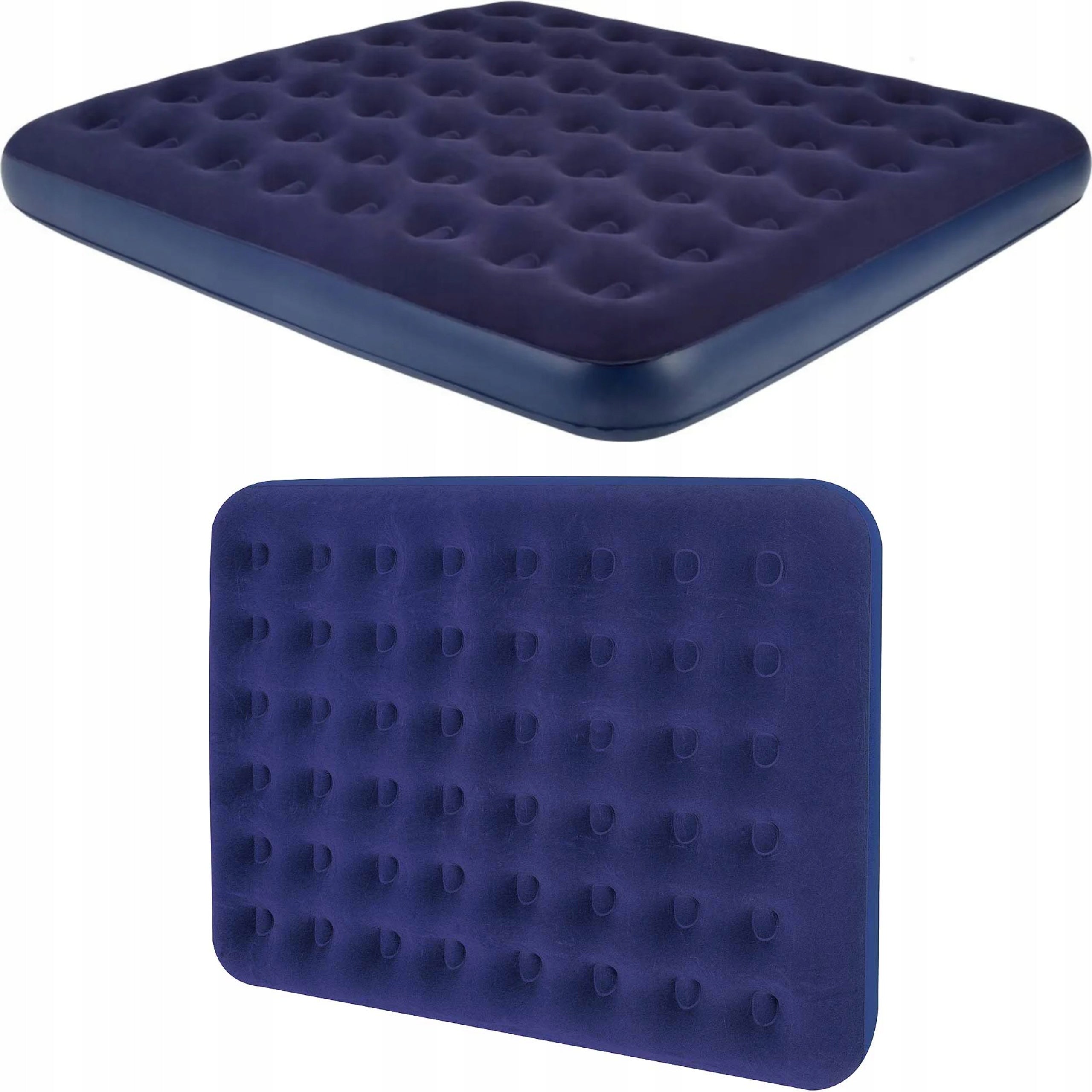 Camping Inflatable Mattress 2 Person Flocked Navy Blue EAN (GTIN) 5902600257202