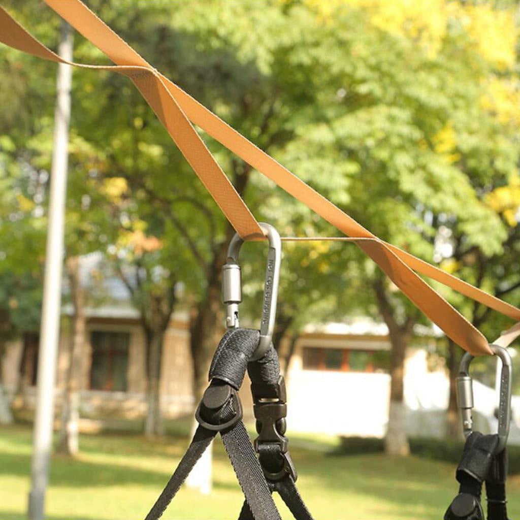 Camping Lanyard Rope Campsite Storage Strap Universal Tent Rope Champagne Packaging status original