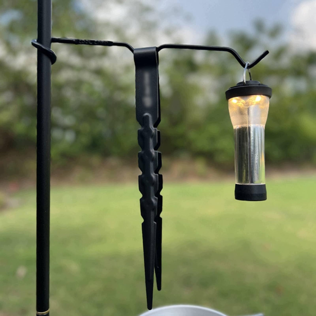 Camping Pole Hook Multi Purpose Camping Bowl Rack Portable for Lamp Stand Manufacturer code 02266108834