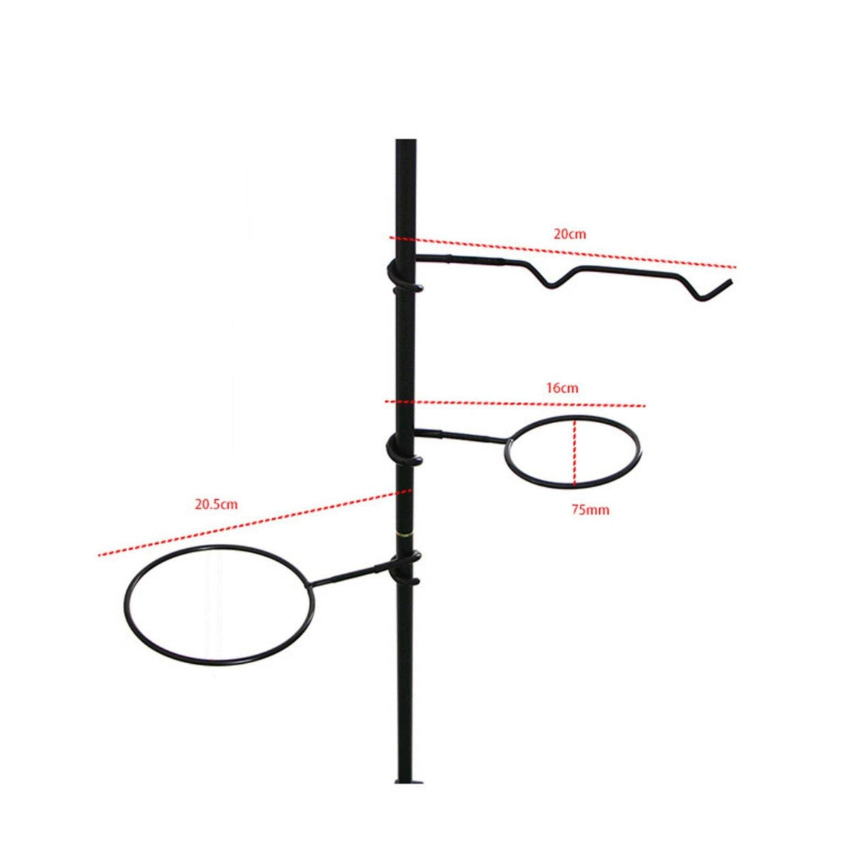 Camping Pole Hook Multi Purpose Camping Portable for Sierra Bowl Rack Manufacturer code 02266108836