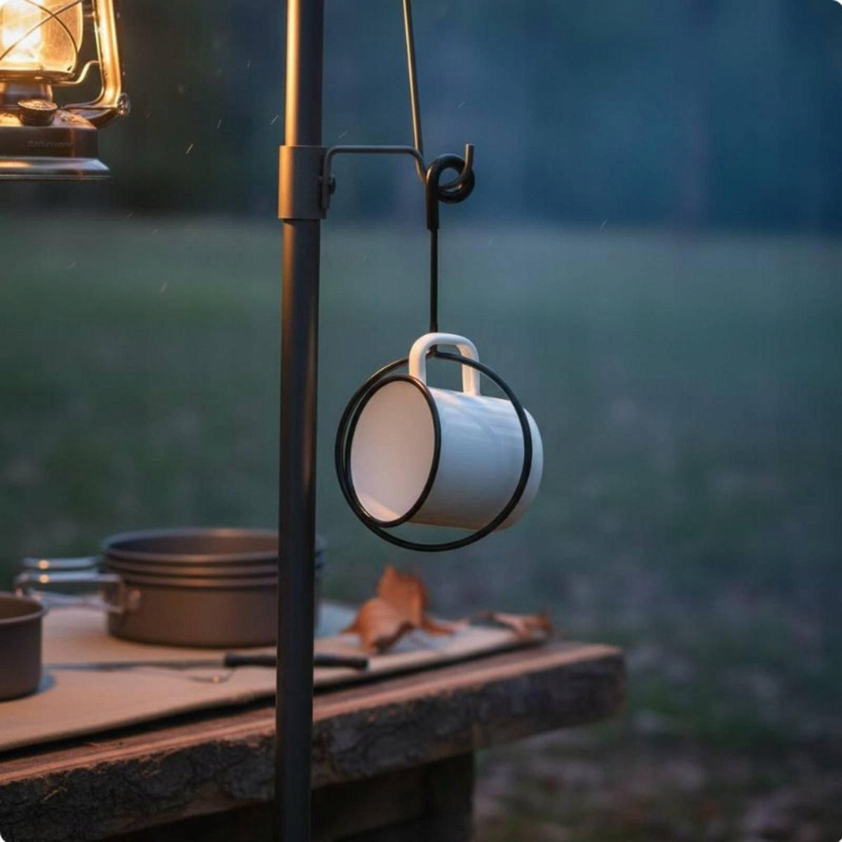 Camping Pole Hook Versatile Tent Pole Light Hanger High Sierra Bowl Rack Packaging status original