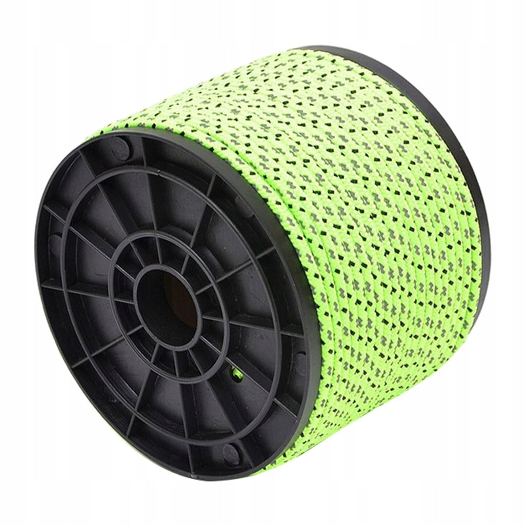 Camping Rope 50m Fluorescent Green Reflective Tent Guyline Nylon Manufacturer code 00866025577