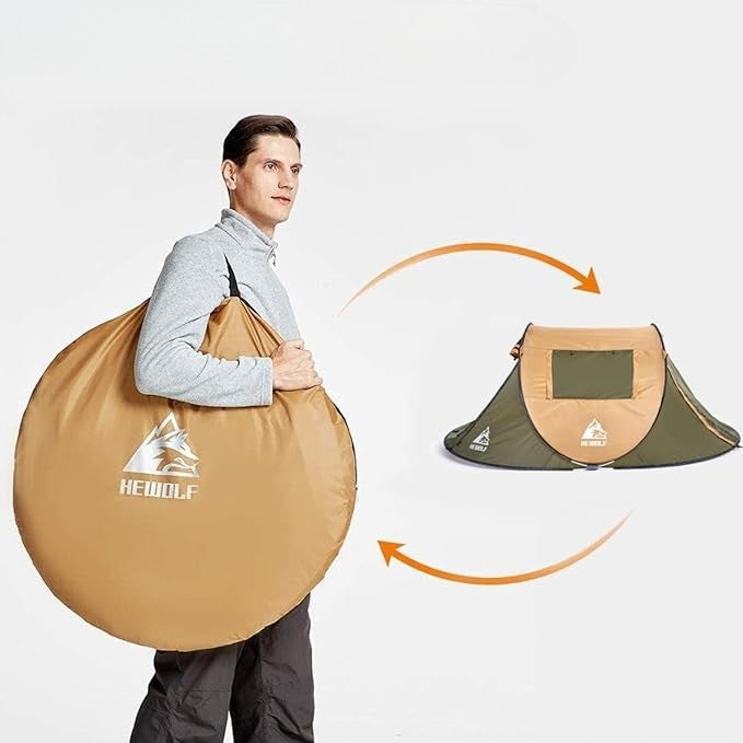 Camping Self-Assembly Tent For 2-3 People Ultra-light UV Protection Waterproofness 3000 mm