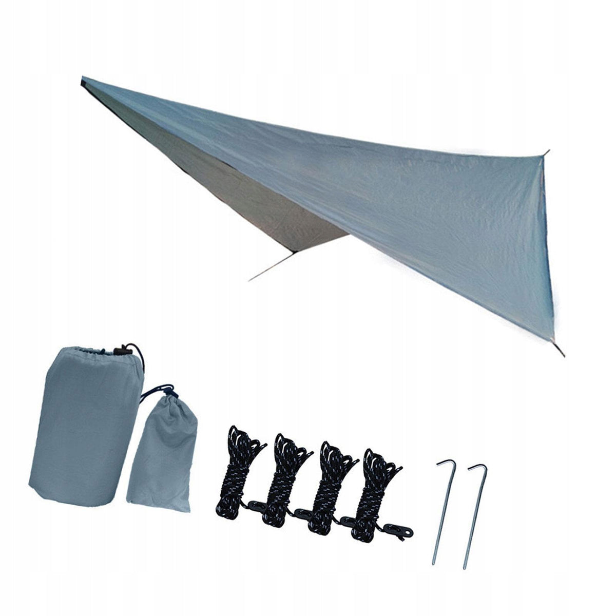 Camping Tarp Large Accessories Easily Set up Multifunctional Gray Manufacturer code 04266073322
