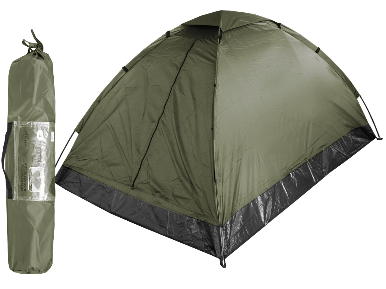 Camping Tent 2 Person Military Tourist Mil-Tec Iglu Standard