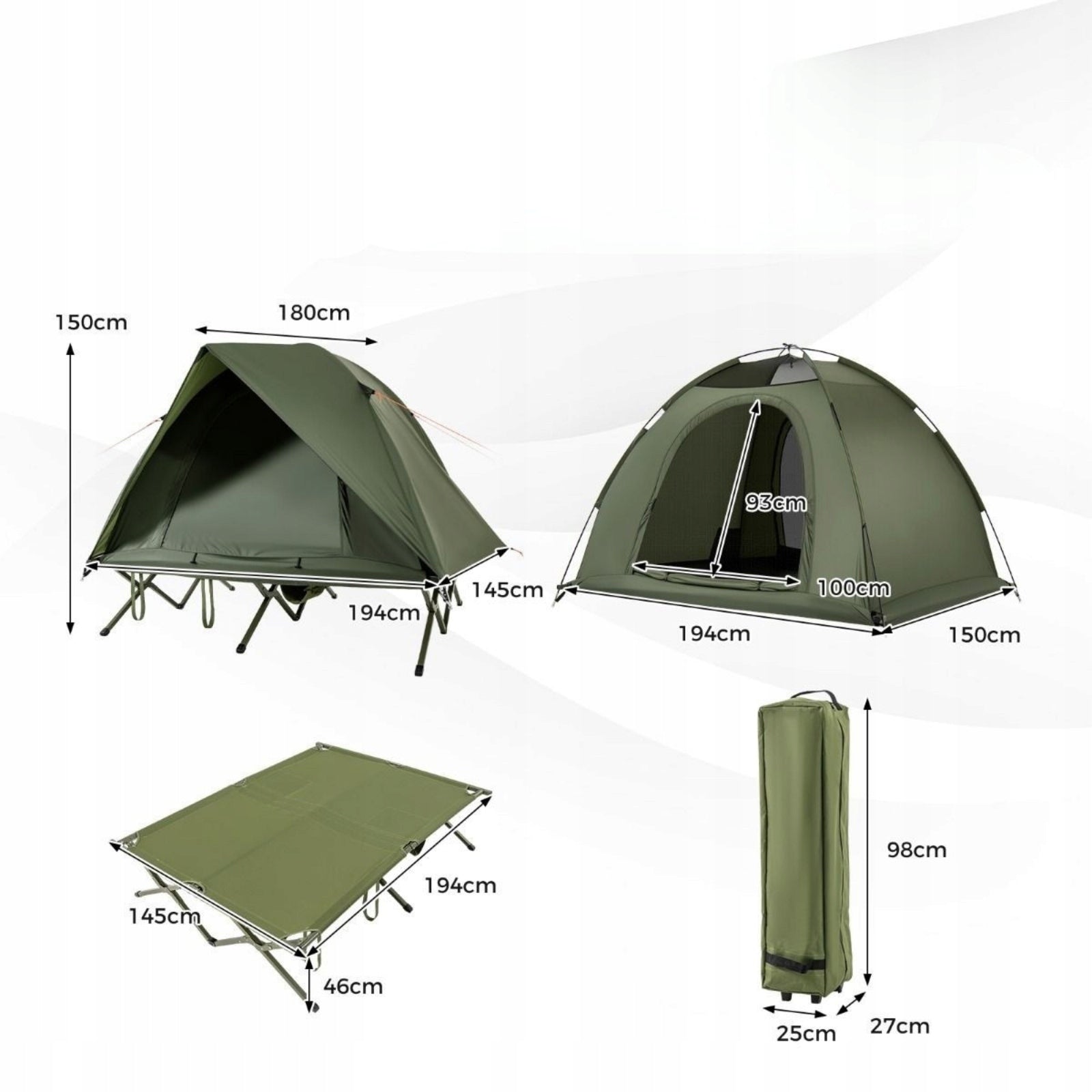 Camping Tent 2-Person Rack Tent Manufacturer code NP12573GN