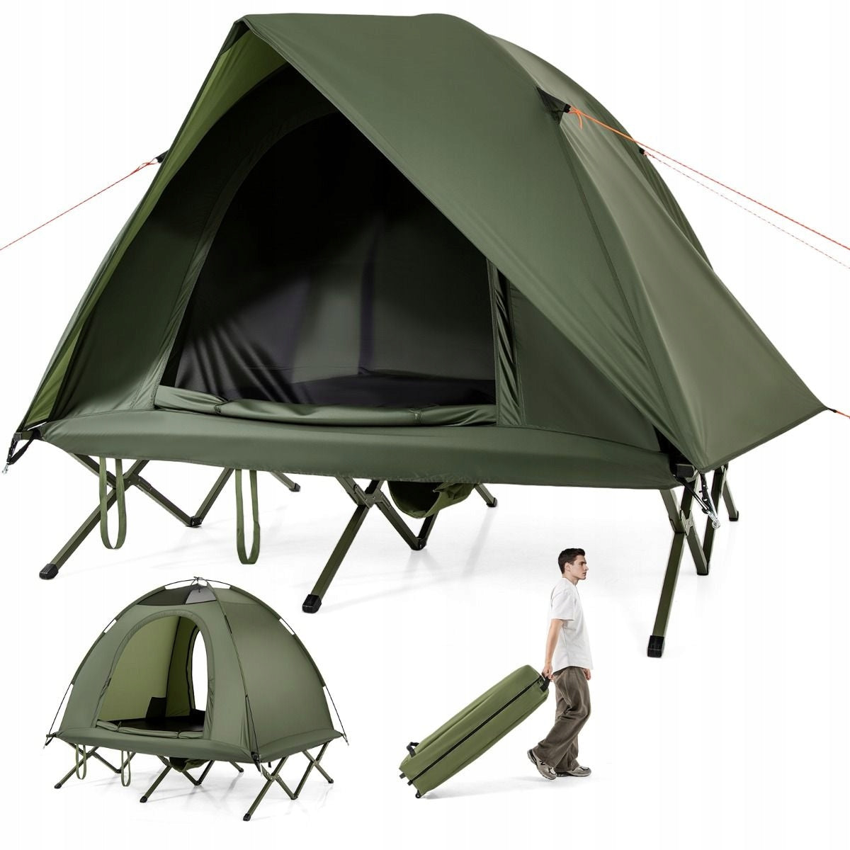 Camping Tent 2-Person Rack Tent