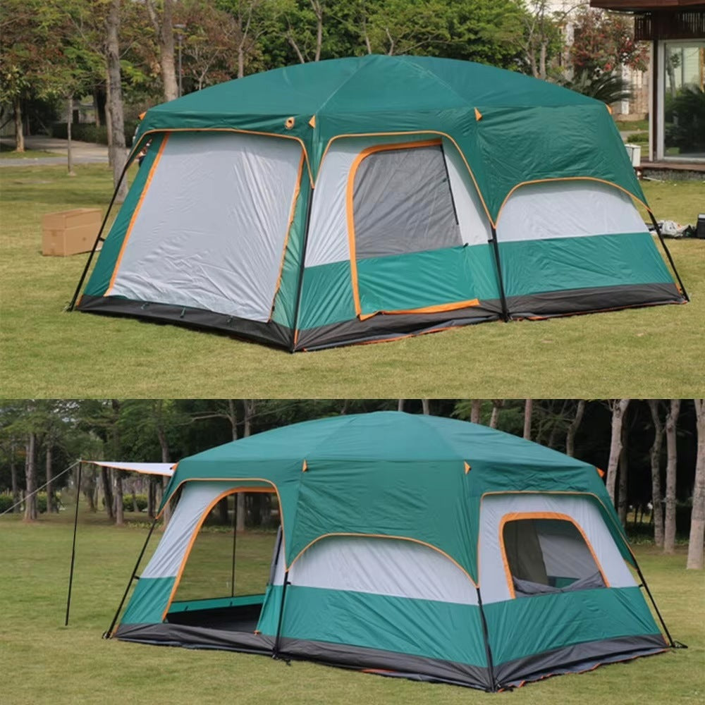 Camping Tent Family Large 2-4 Person Waterproof UV 2in1 XXL + Canopy Manufacturer code Namiot 4 Osobowy Wysoki Kempingowy Duży
