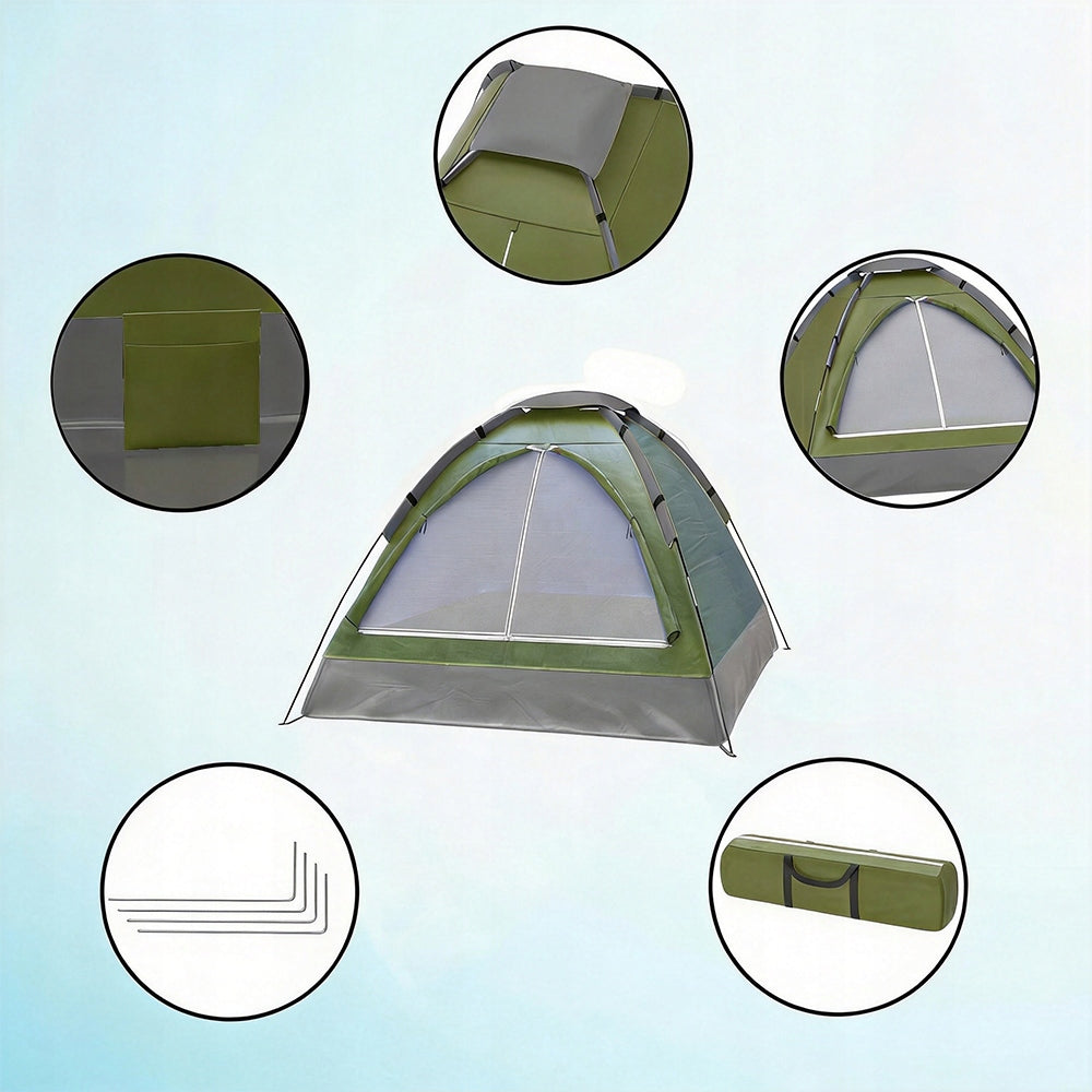 Camping Tent Hiking 2 Person Waterproof With Tropical Lightweight BEDEE Manufacturer code BEDEE-TENTGREEN-03