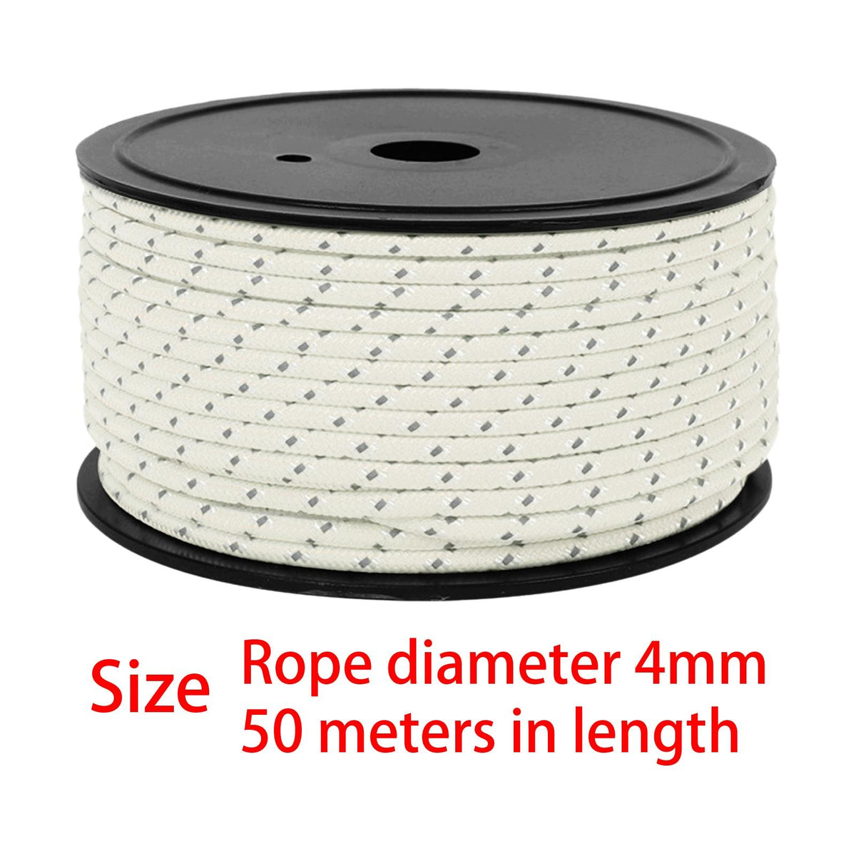 Camping Tent Rope Adjustable Reflective Polyester Guy Line Cord white Manufacturer code 08166048719