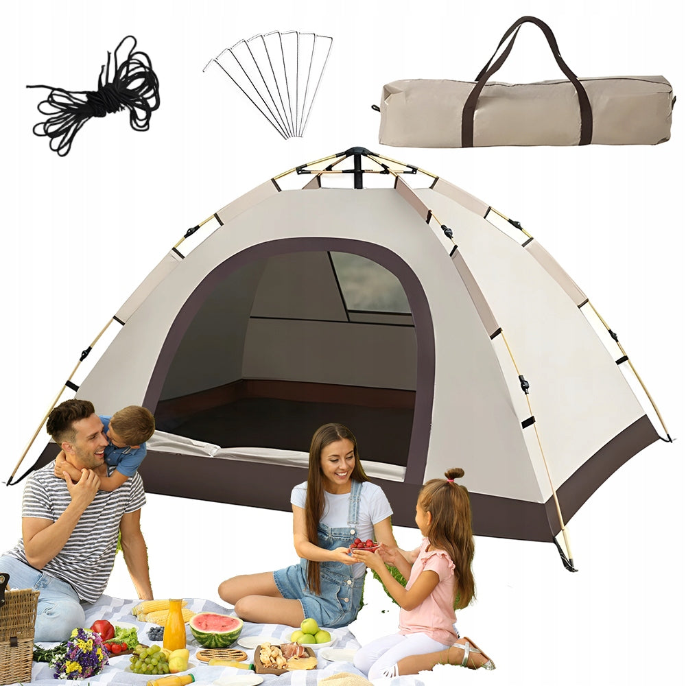 Camping Tent With Hydraulic Mechanism Quick Assembly 2-3 People