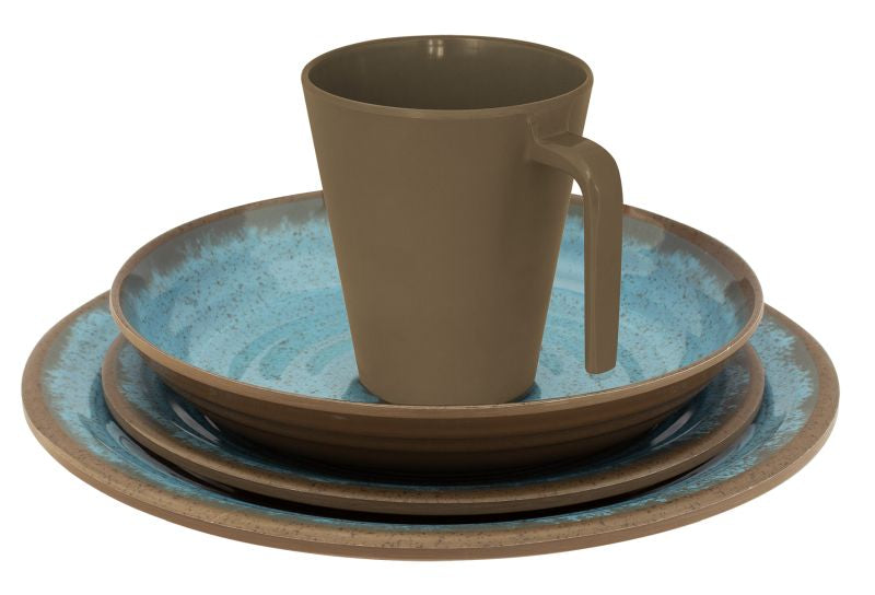 Camping dinner set 16el melamine EUROTRAIL Manufacturer code ETKW2046-2868