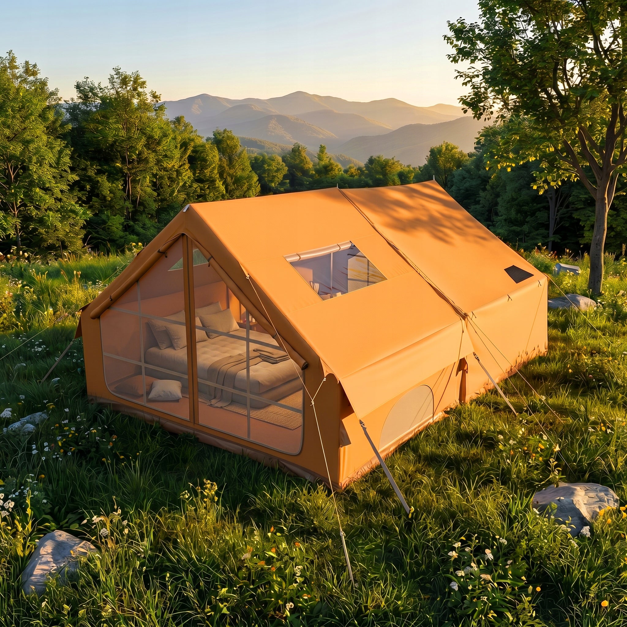 Camping pumped tent glamping Boste 4os vestibule pump strong Number of people 4