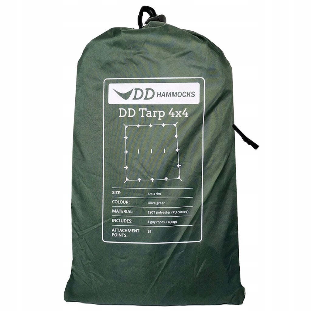 Camping sheet DD Hammocks Tarp 4x4 - olive