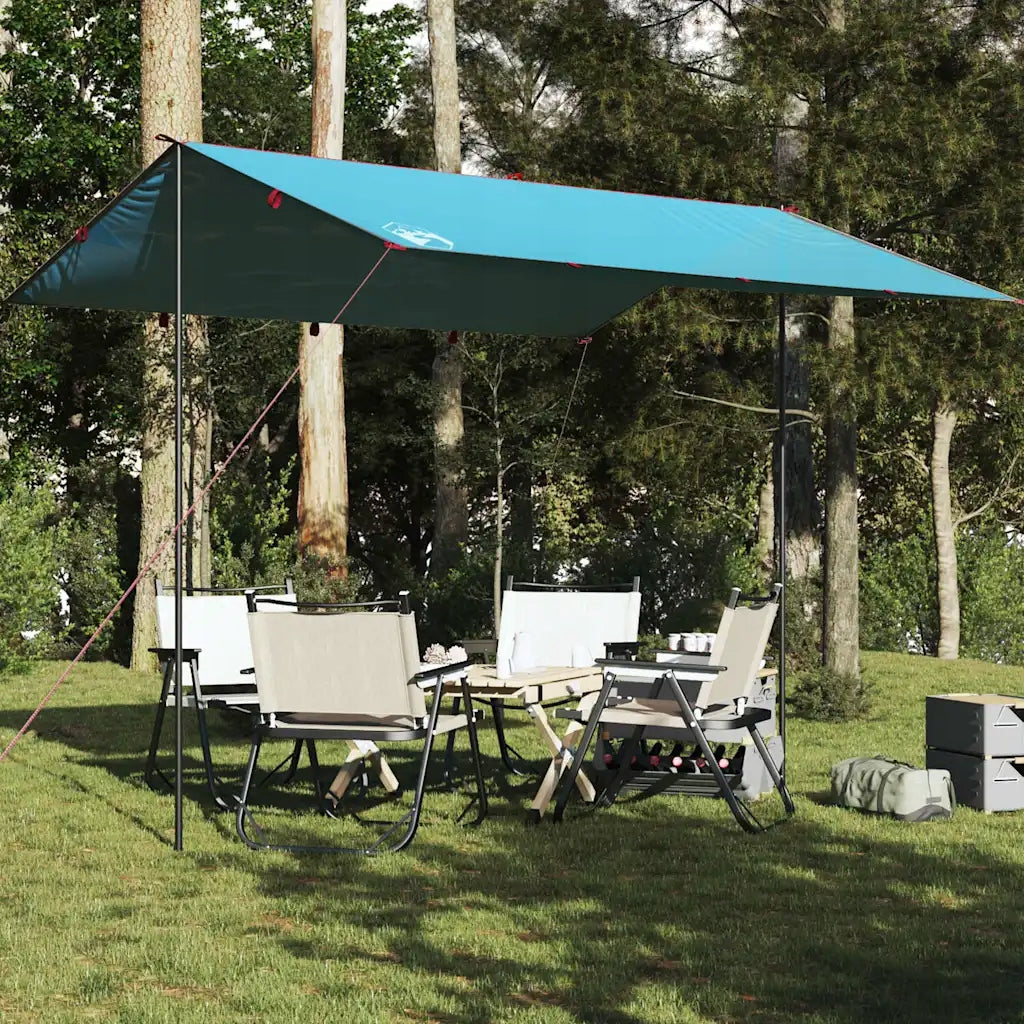 Camping sheet, blue, 360x294 cm, waterproof Manufacturer code 94659